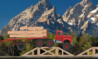 Pengangkutan kayu truk