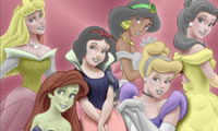 Princesa da Disney para colorir Online