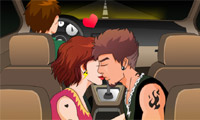 Beso en el Taxi
