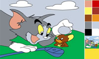 Pintura de Tom e Jerry