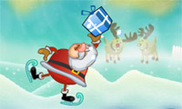 Santa's Geschenk springen