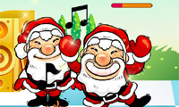 Santa Claus bailando