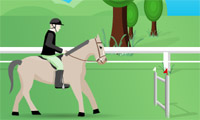Paardensport oefening