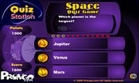 Weltraum-Quizz-Spiel