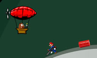 Mario Shooting Enemies