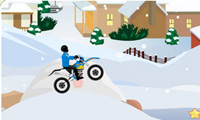 Zimowe wyścigi motocyklowe