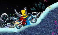 Bart año nuevo bicicleta
